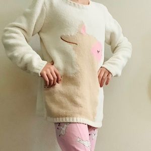 Hanna Andersson Comfy Llama Pants & Sweatshirt